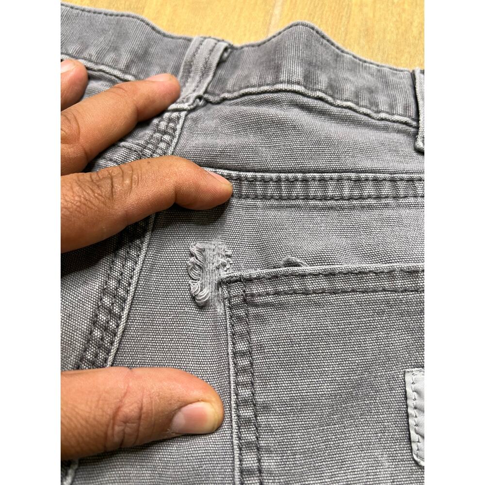 Carhartt Pants Mens Sz 34 Gray Relaxed Fit Workwear Utility Actual Sz 33x29 - Picture 14 of 15